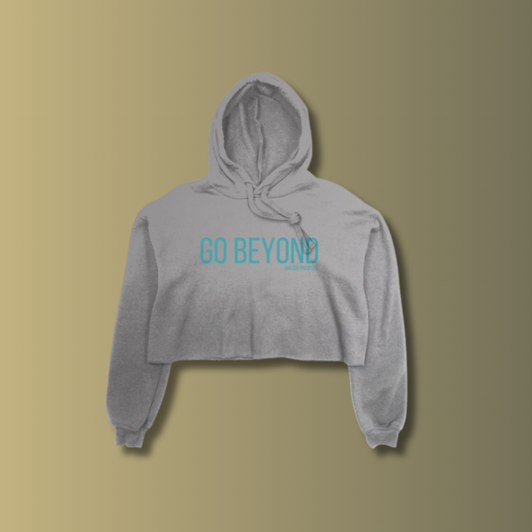 Women's Premium "Go Beyond" Cropped Hoodie