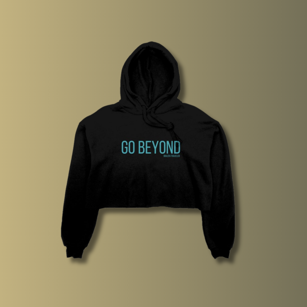 Women's Premium "Go Beyond" Cropped Hoodie