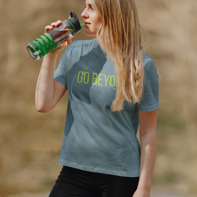 Relaxed-Fit "Go Beyond" Ladies Tee