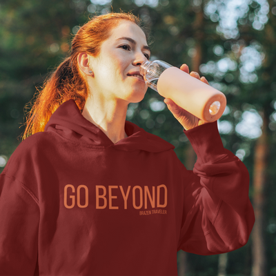 Oversized Heavyweight "Go Beyond" Hoodie