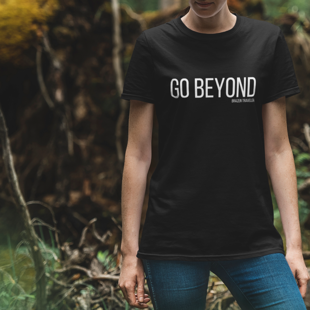 Relaxed-Fit "Go Beyond" Ladies Tee