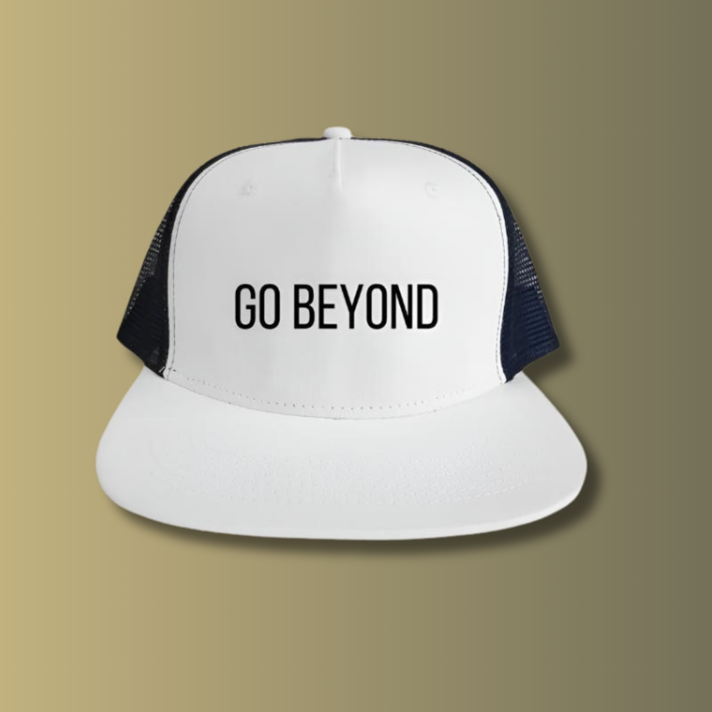 "Go Beyond" Flat Bill Hat