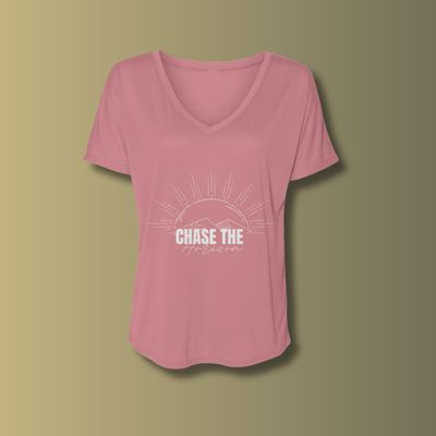 Chase the Horizon Slouchy V-Neck Tee