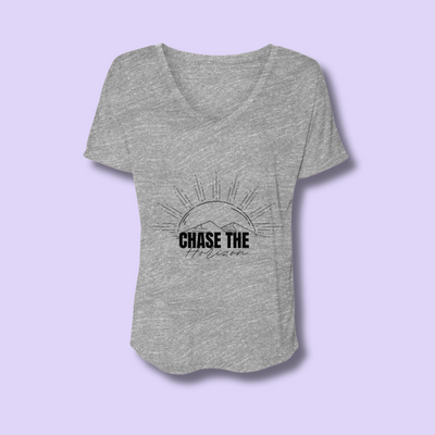 Chase the Horizon Slouchy V-Neck Tee