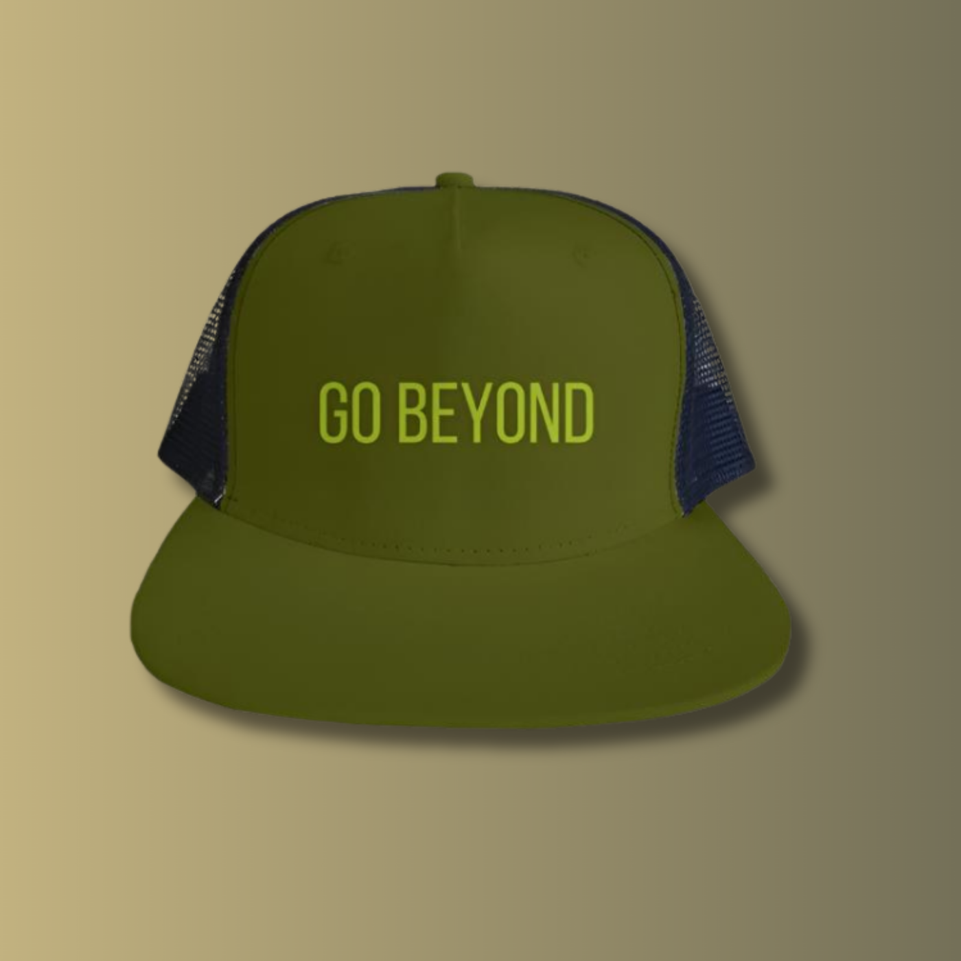 "Go Beyond" Flat Bill Hat