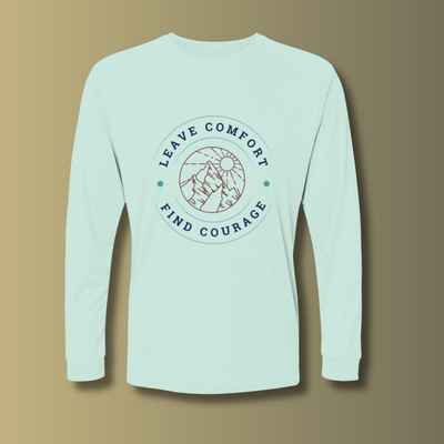 Leave Comfort, Find Courage Adventure Shirt