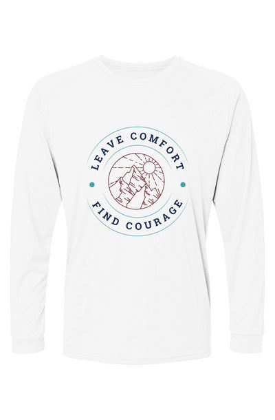 Leave Comfort, Find Courage Adventure Shirt