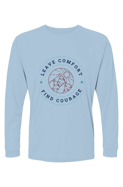 Leave Comfort, Find Courage Adventure Shirt