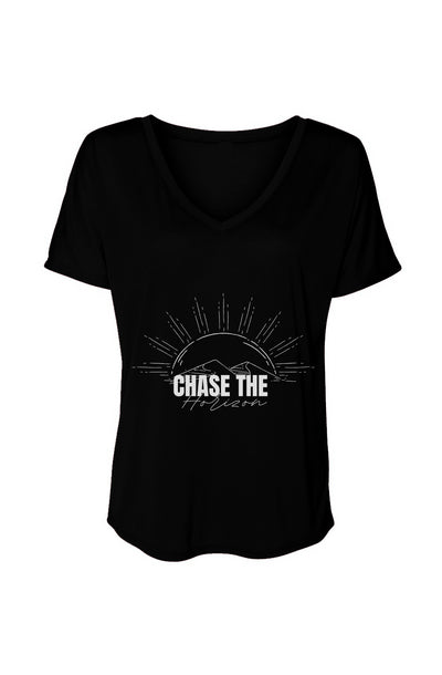 Chase the Horizon Slouchy V-Neck Tee