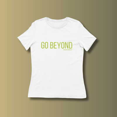 Relaxed-Fit "Go Beyond" Ladies Tee