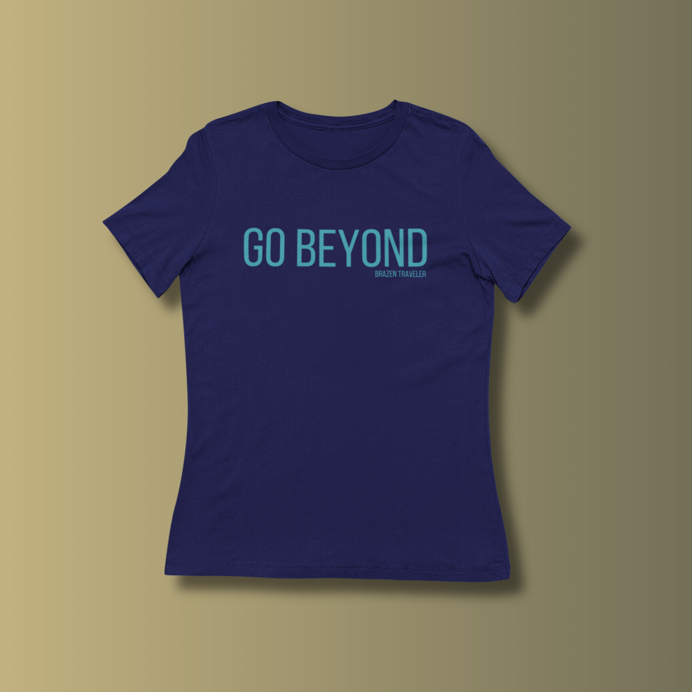 Relaxed-Fit "Go Beyond" Ladies Tee