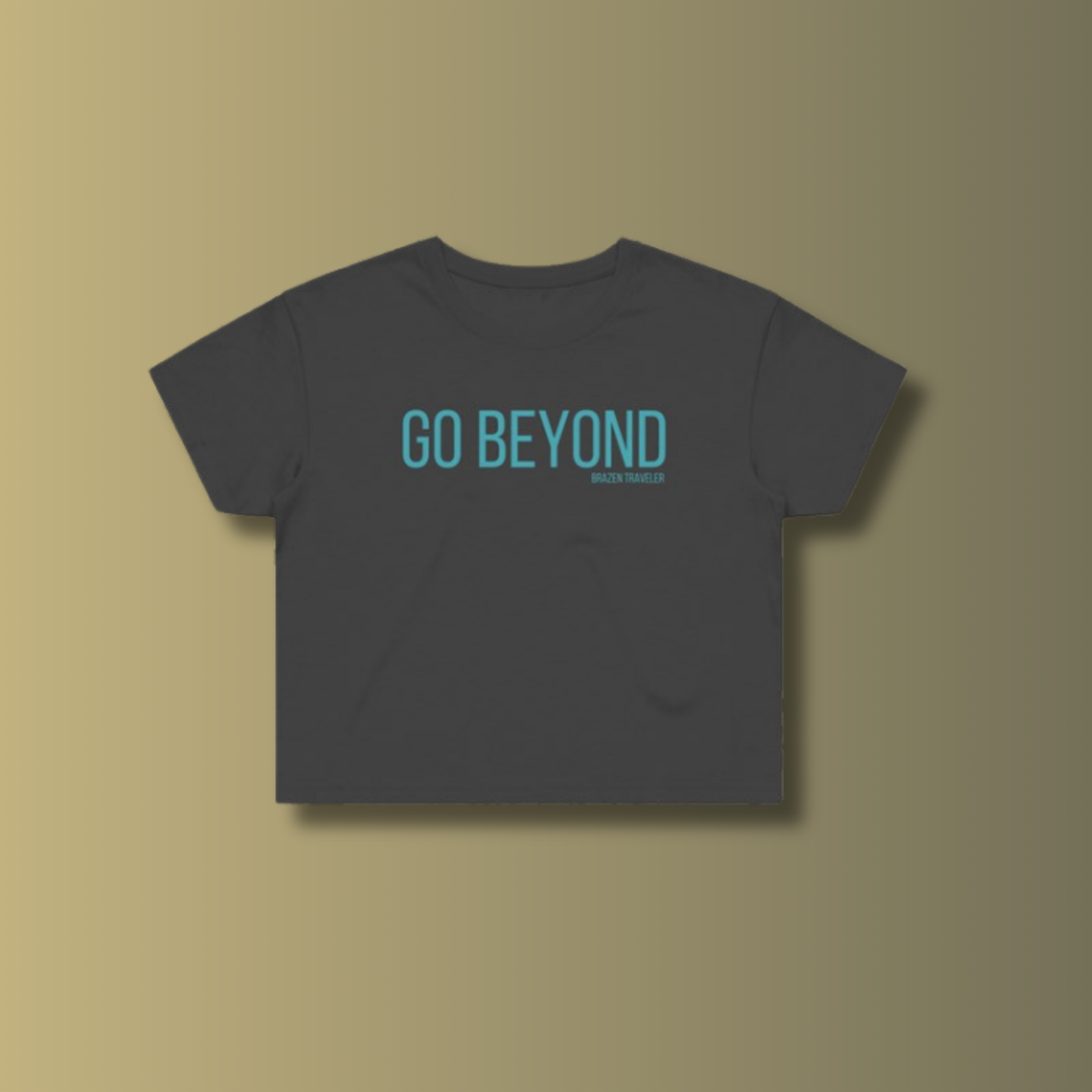 Women's "Go Beyond" Cropped Tee