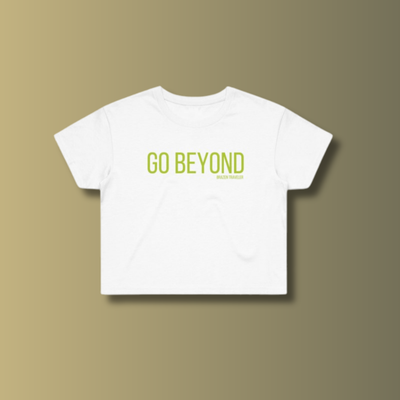 Women's "Go Beyond" Cropped Tee