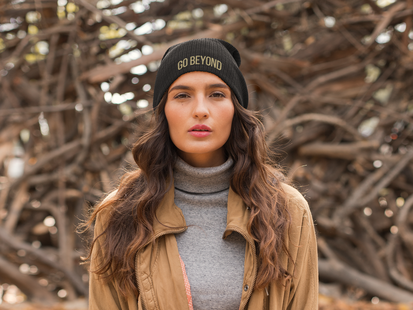 Organic and Sustainable "Go Beyond" Beanie