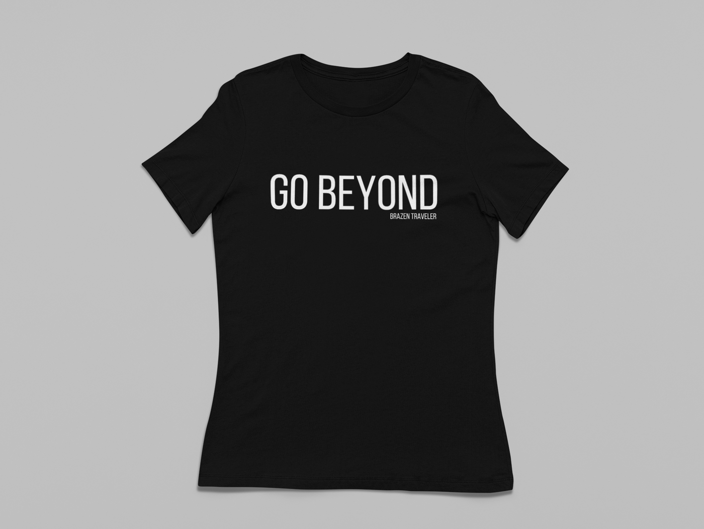 Relaxed-Fit "Go Beyond" Ladies Tee