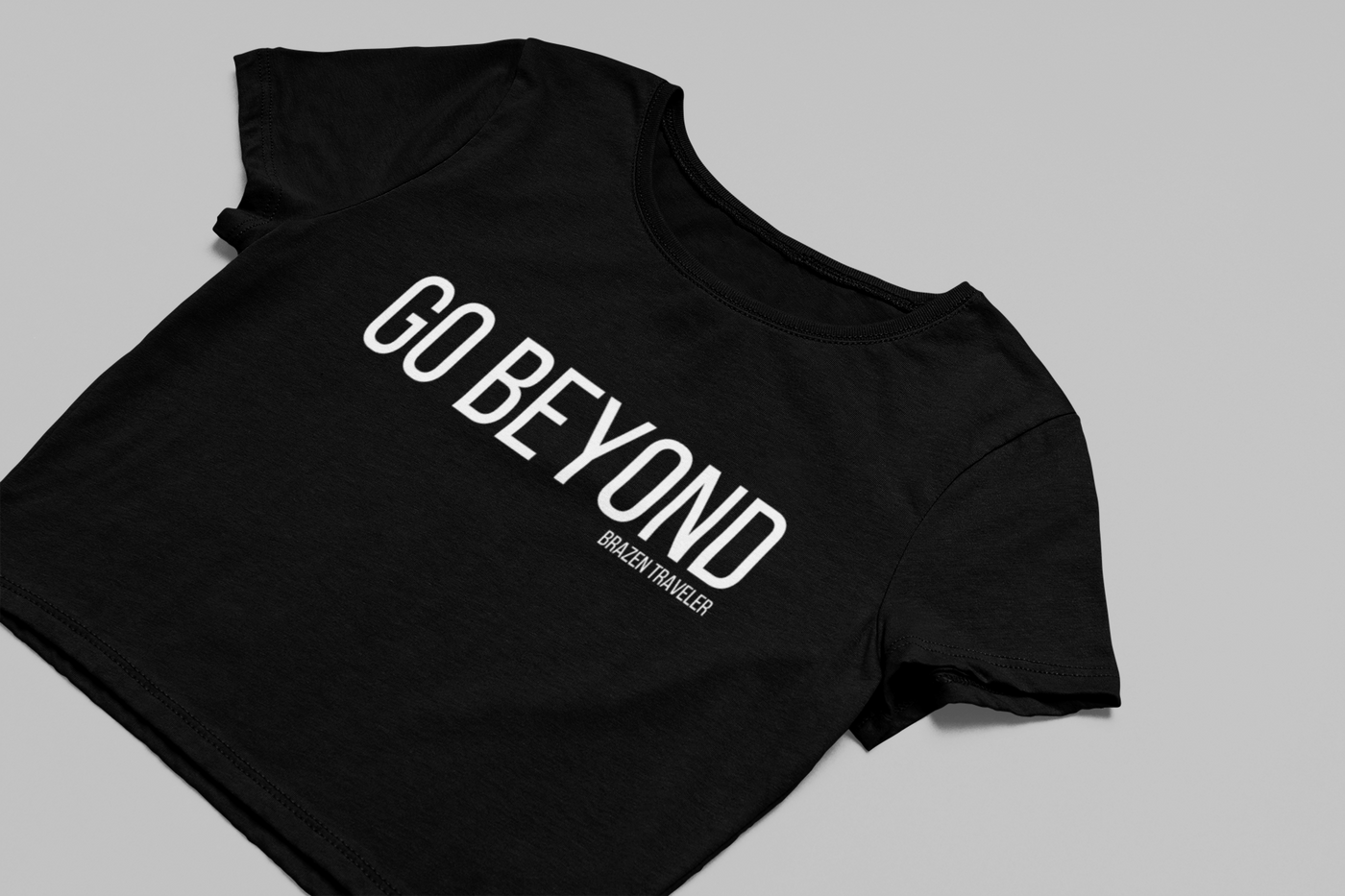 Women's "Go Beyond" Cropped Tee