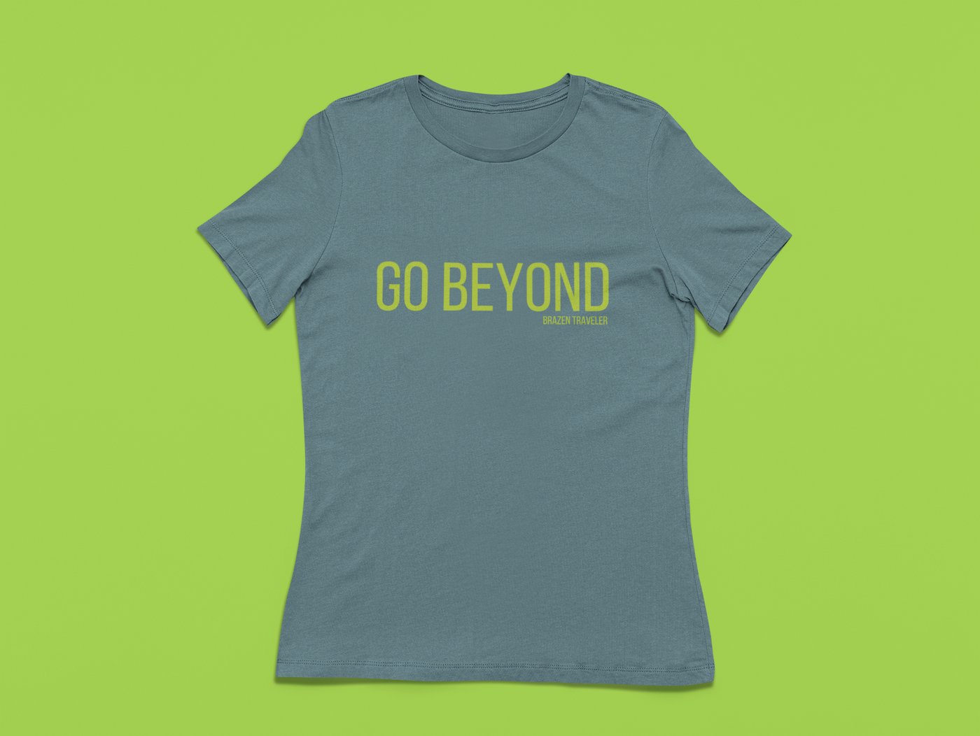 Relaxed-Fit "Go Beyond" Ladies Tee