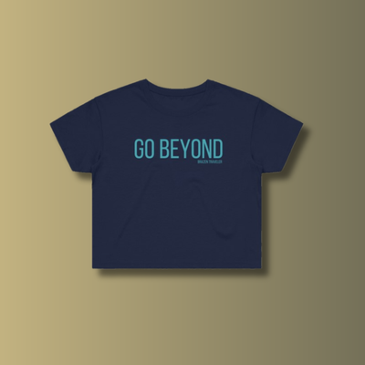 Women's "Go Beyond" Cropped Tee