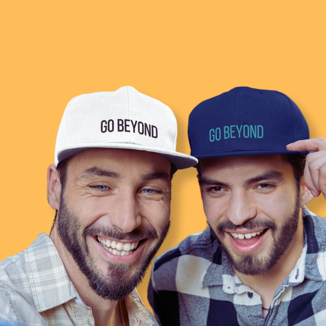 "Go Beyond" Flat Bill Hat