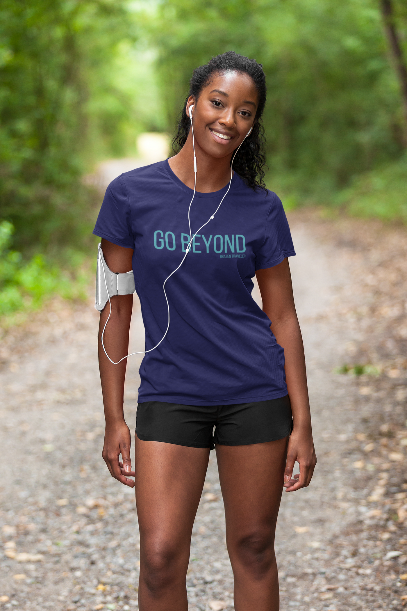 Relaxed-Fit "Go Beyond" Ladies Tee