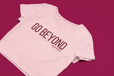 Women's "Go Beyond" Cropped Tee