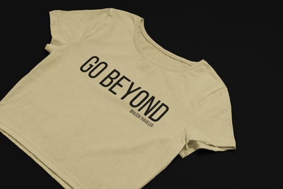 Women's "Go Beyond" Cropped Tee