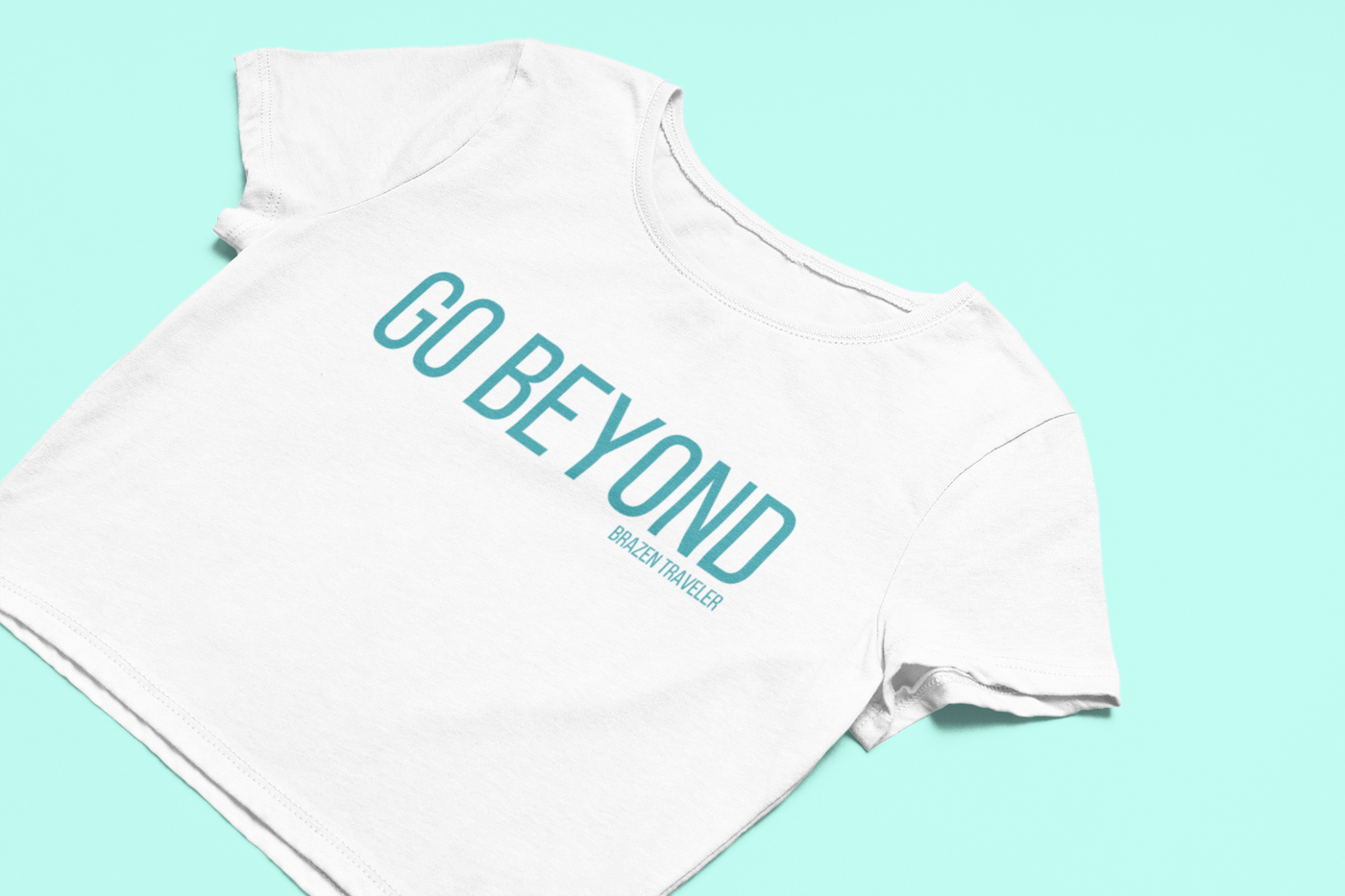 Women's "Go Beyond" Cropped Tee