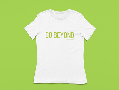 Relaxed-Fit "Go Beyond" Ladies Tee