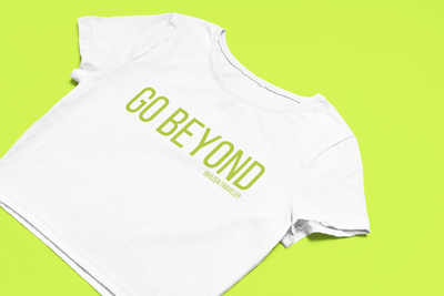 Women's "Go Beyond" Cropped Tee