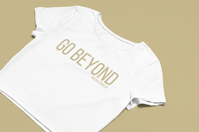 Women's "Go Beyond" Cropped Tee