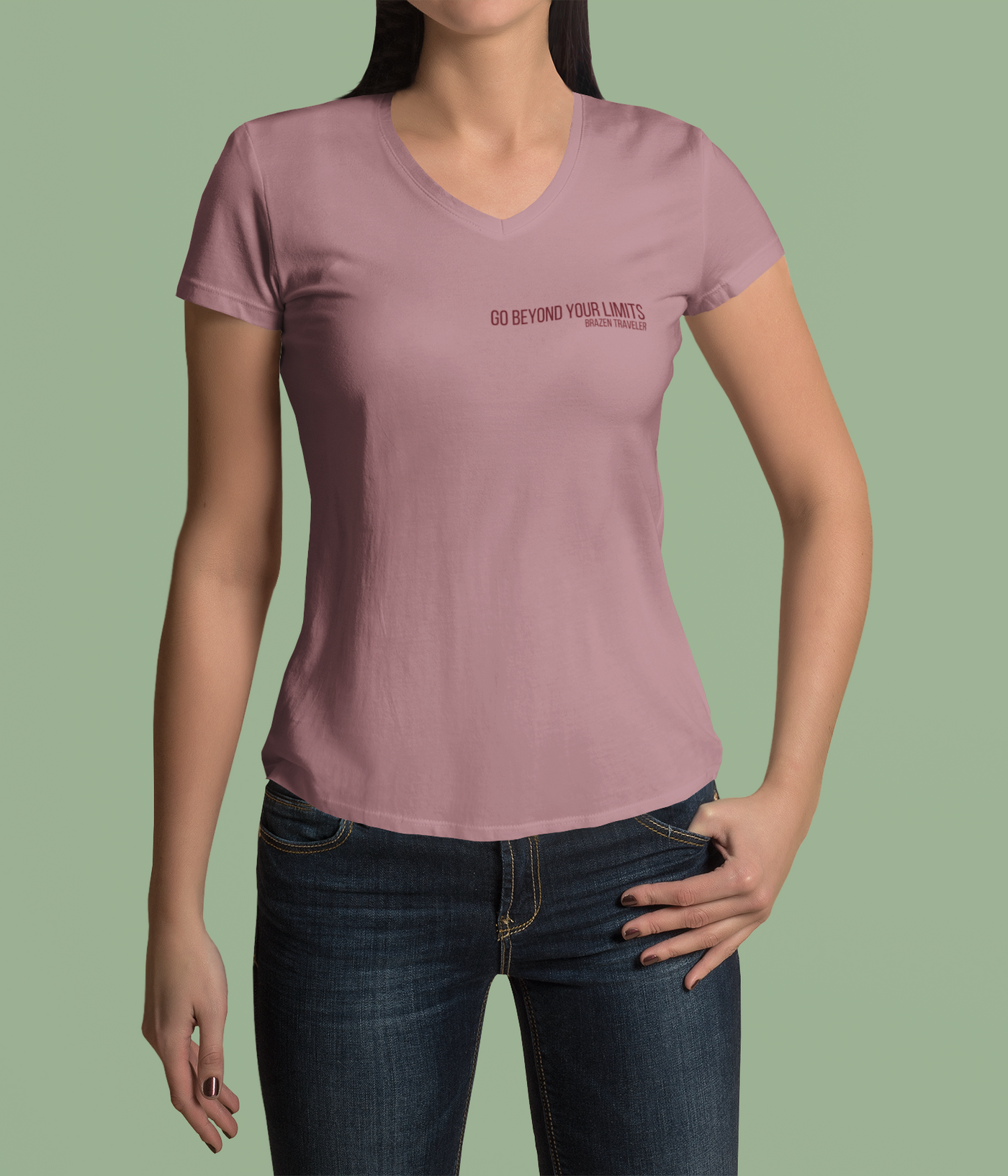 Women’s Go Beyond V-Neck Tee